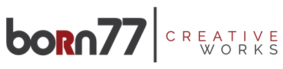 Born 77 Creative Works Logo